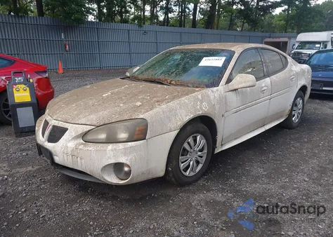 2008 Pontiac Grand Prix из США, поврежденный, VIN 2G2WP552981128187